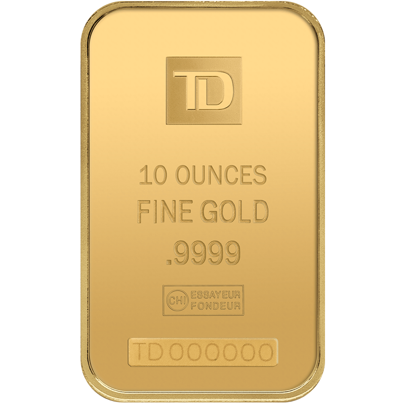 Image pour Lingot d’or TD de 10 oz à partir de Métaux précieux TD